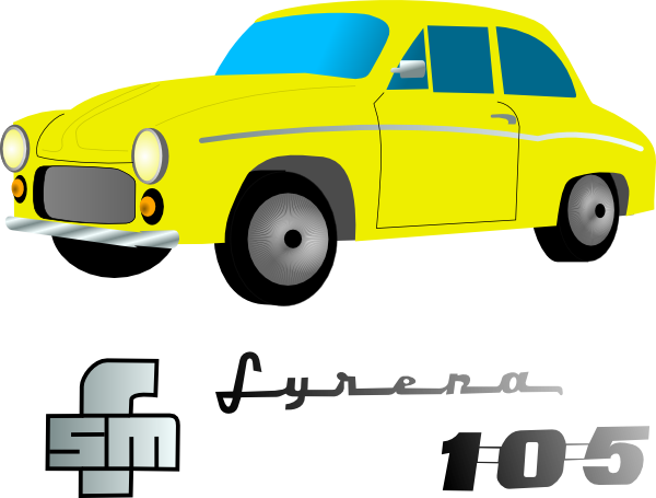 Yellow Car Vehicle Clip Art - vector clip art online ...