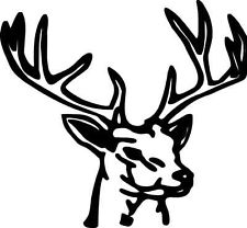 Buck Off Decal Hunting Sticker Deer Rack For Car Camper Quad Truck ...