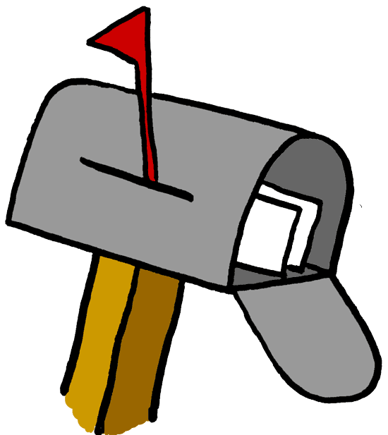 Mailbox mail mail clip art quarter clipart image 3 - Clipartix