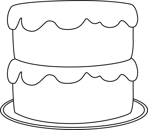 Cake Clipart Outline