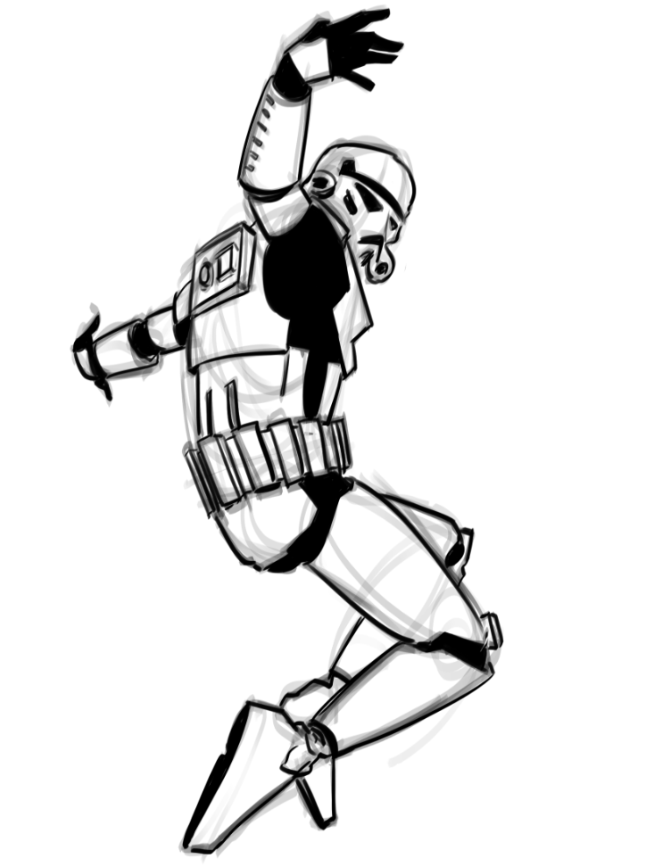 Breakdancing Stormtrooper Art and Video — GeekTyrant