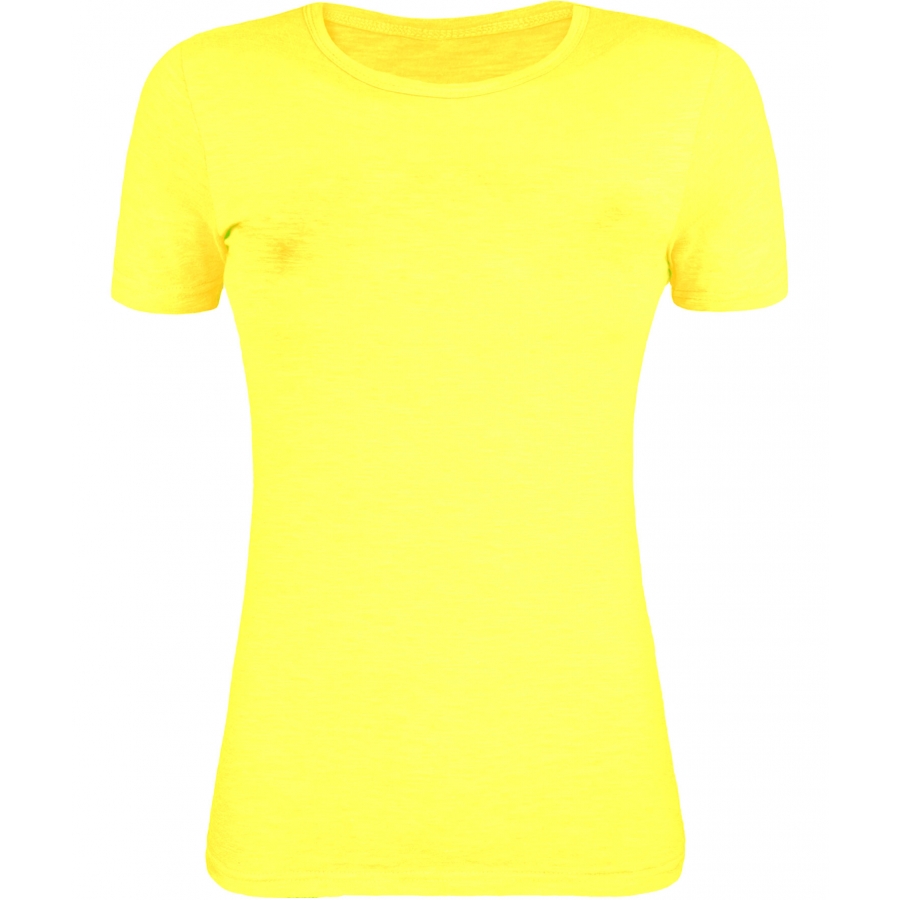 Image - Womens-round-neck-lite-yellow-plain-t-shirt-900x900.jpg ...