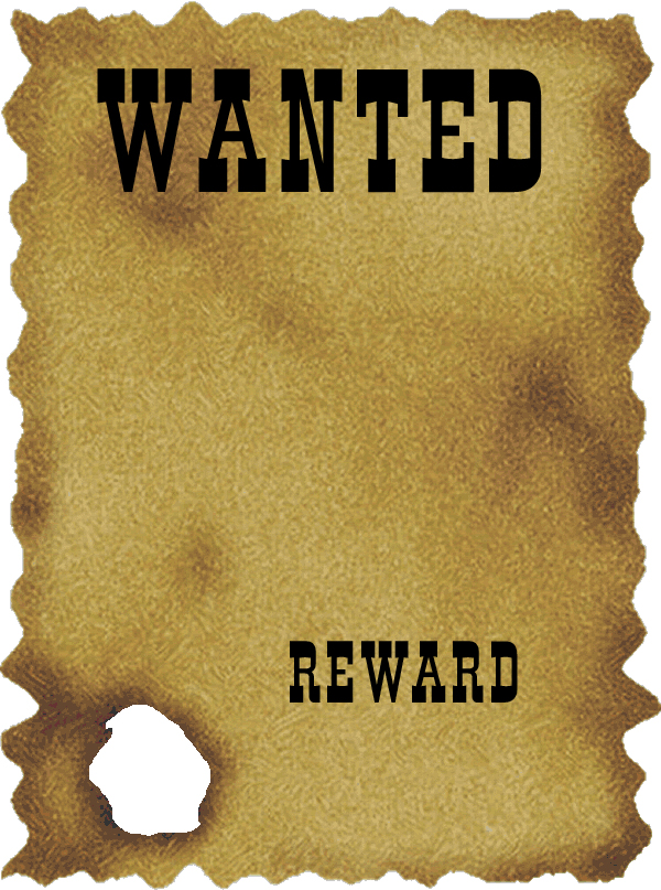 Most Wanted Clipart