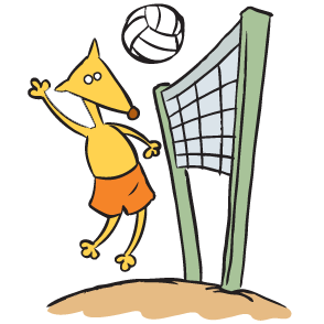 Cartoon Volleyball Net - ClipArt Best