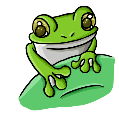Frog Clip Art Black And White - Free Clipart Images