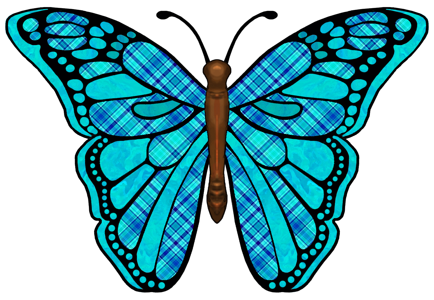 Butterfly wing clipart