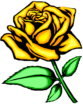 Texas Yellow Rose Clipart