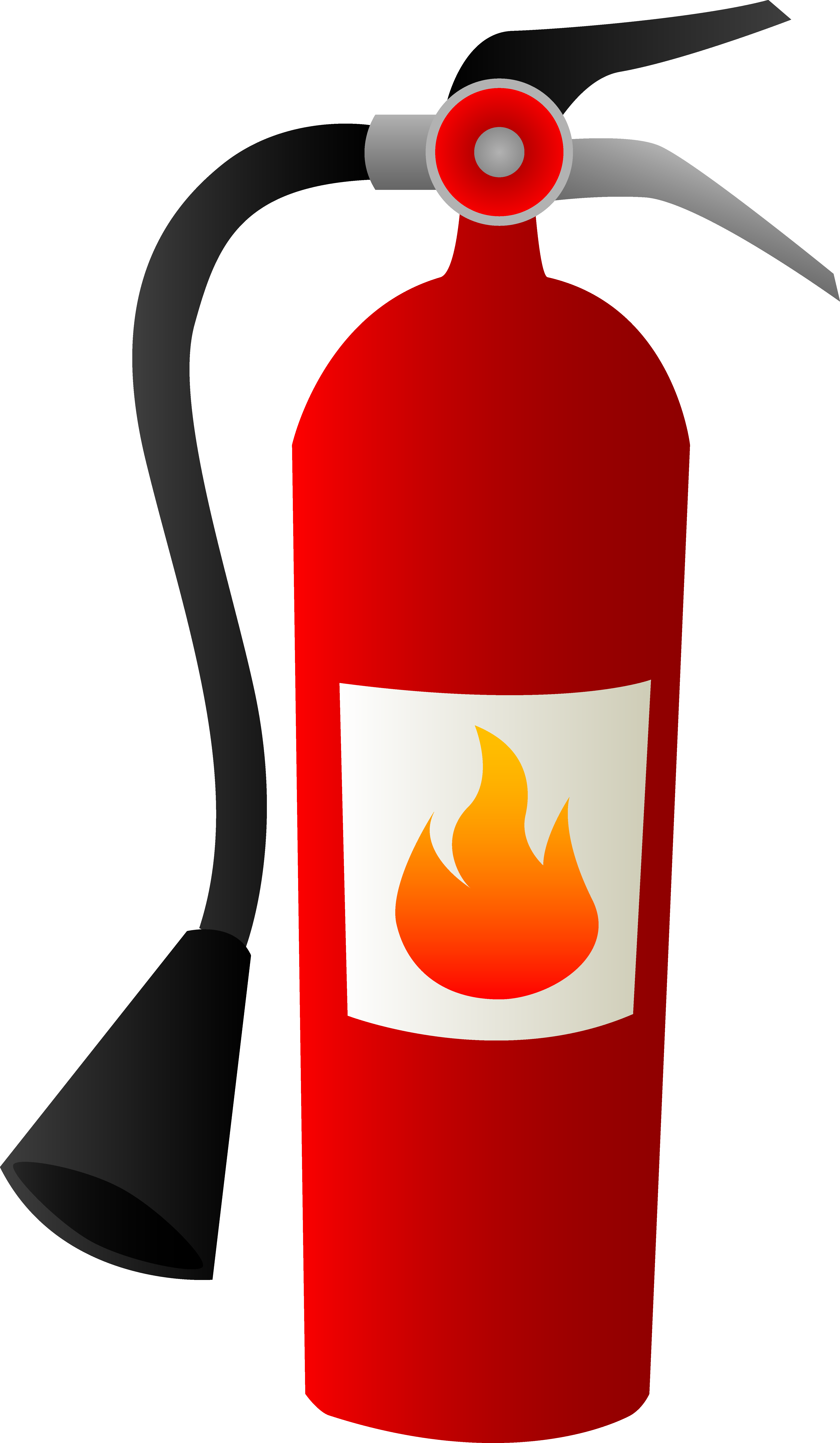 Clipart fire extinguisher symbol