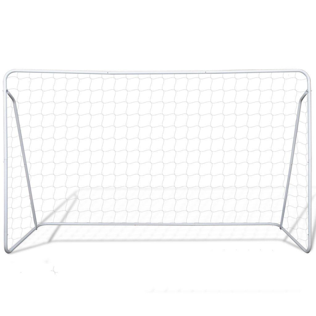 vidaXL.co.uk | Soccer Goal Post Net Set Steel 240 x 90 x 150 cm