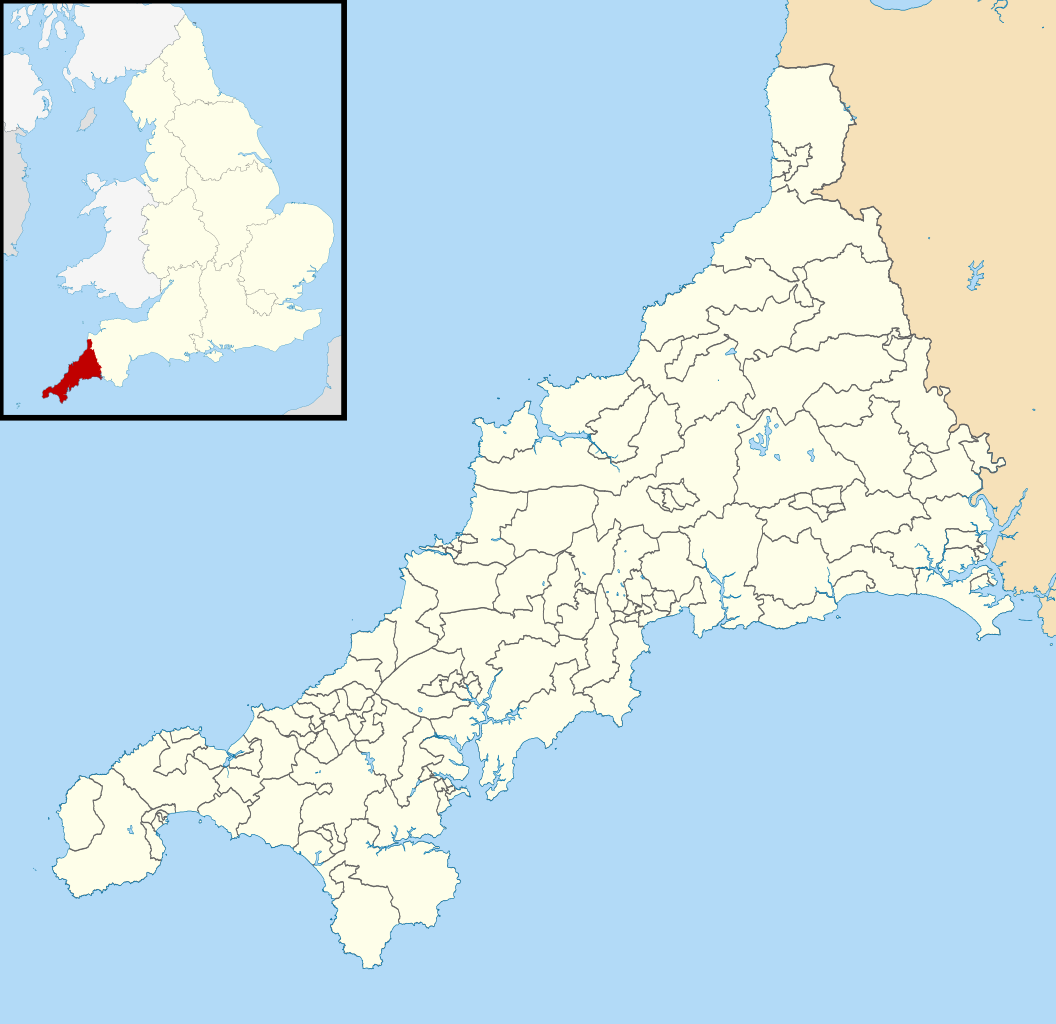 File:Cornwall UK mainland electoral division map (blank).svg ...