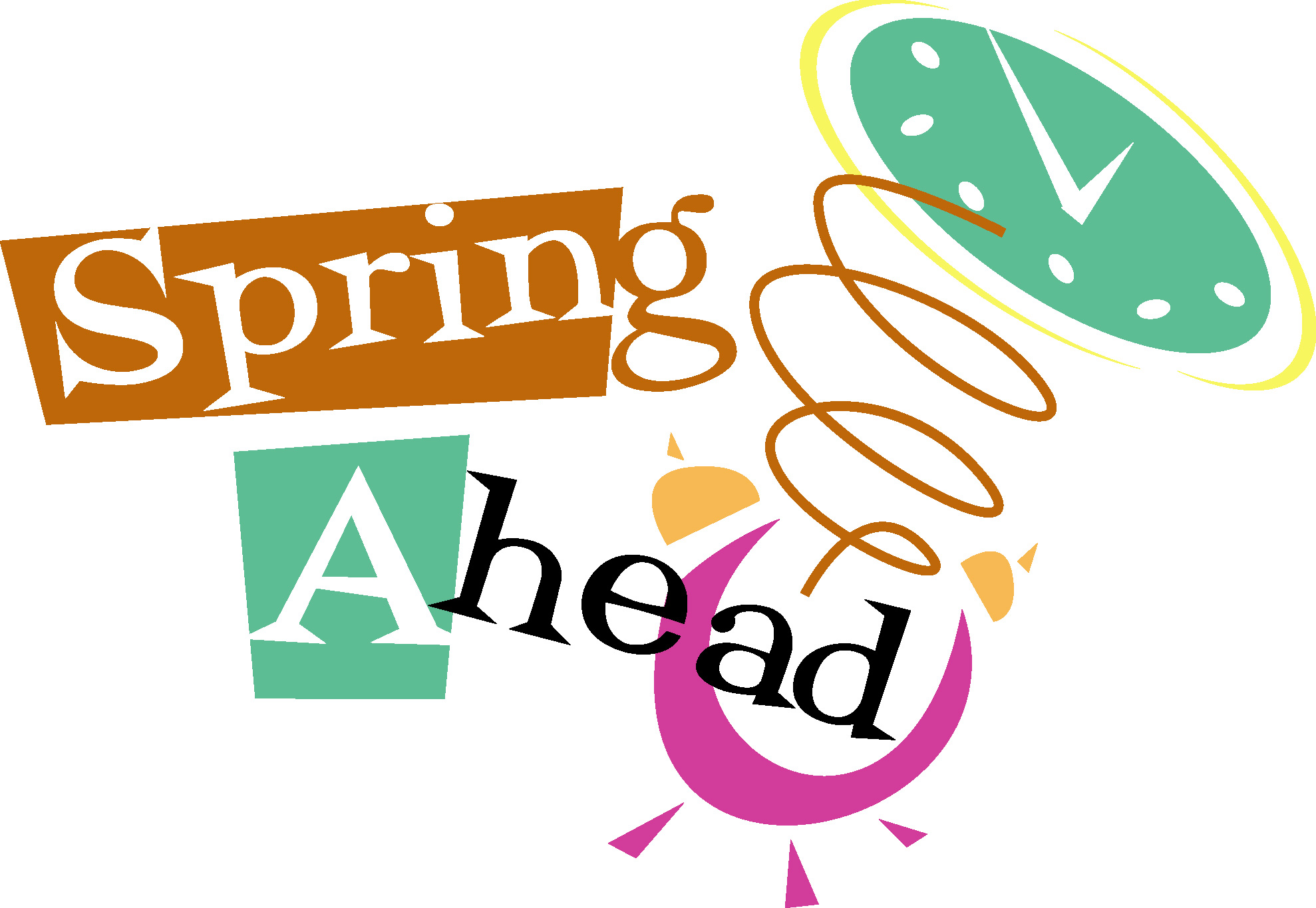 Spring Forward Clipart - Tumundografico