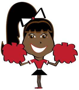 Cheerleader cheer clip art vector clip art free clipartcow - Clipartix