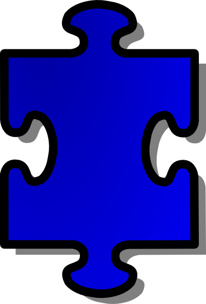 Jigsaw Blue Puzzle Piece Clip art - Symbols - Download vector clip ...