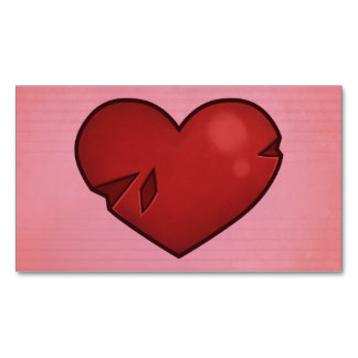 Broken Heart Business Cards, 127 Broken Heart Business Card Templates