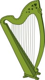 Celtic Harp Graphics - ShareHolidays.com ( 3 found )