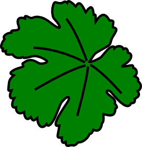 Vine-leaf clip art - vector clip art online, royalty free & public ...