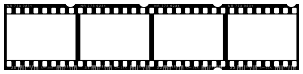 Blank Negative Film Strip - EPS Vector