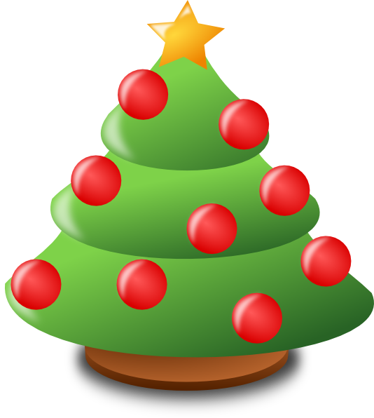 small christmas tree clip art free - photo #46