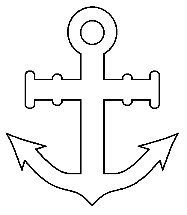 Simple Anchor Outline - ClipArt Best