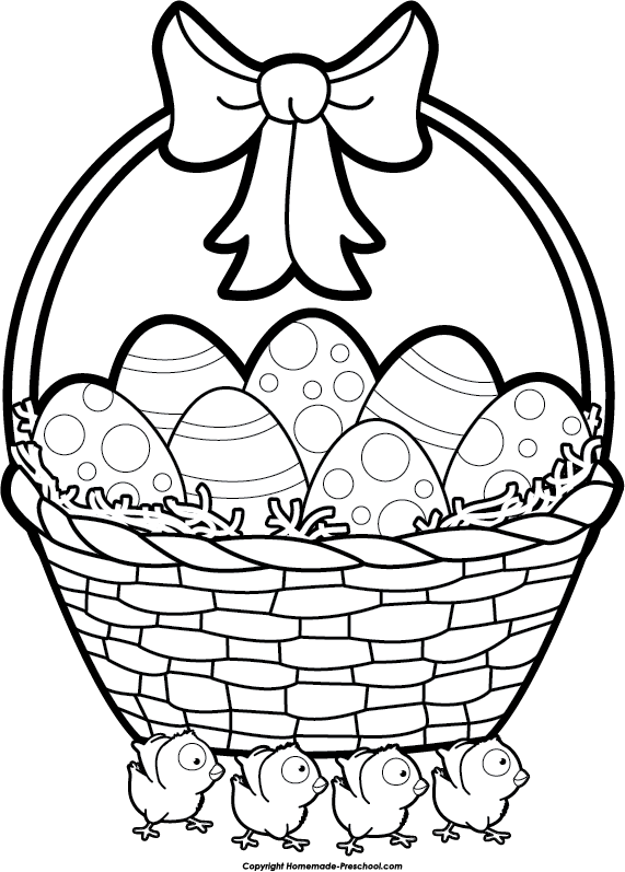 Black And White Easter Clip Art - ClipArt Best