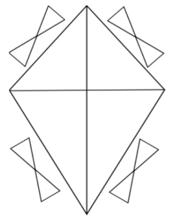 Kite Coloring Page #4