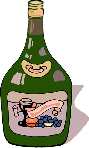Wine Bottle Clipart 060911» ClipArt