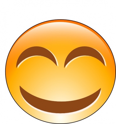Laughing Smiley clip art vector, free vector graphics
