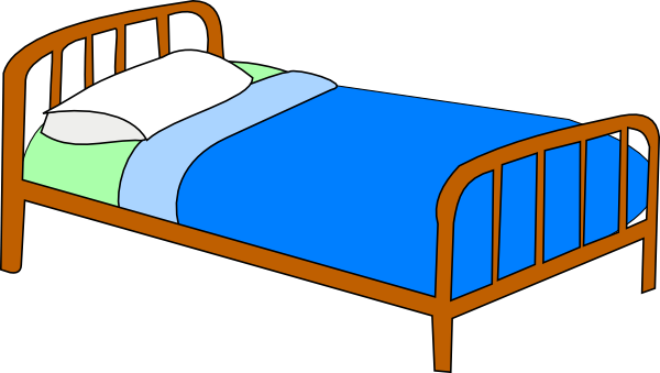 Cartoon bed clipart