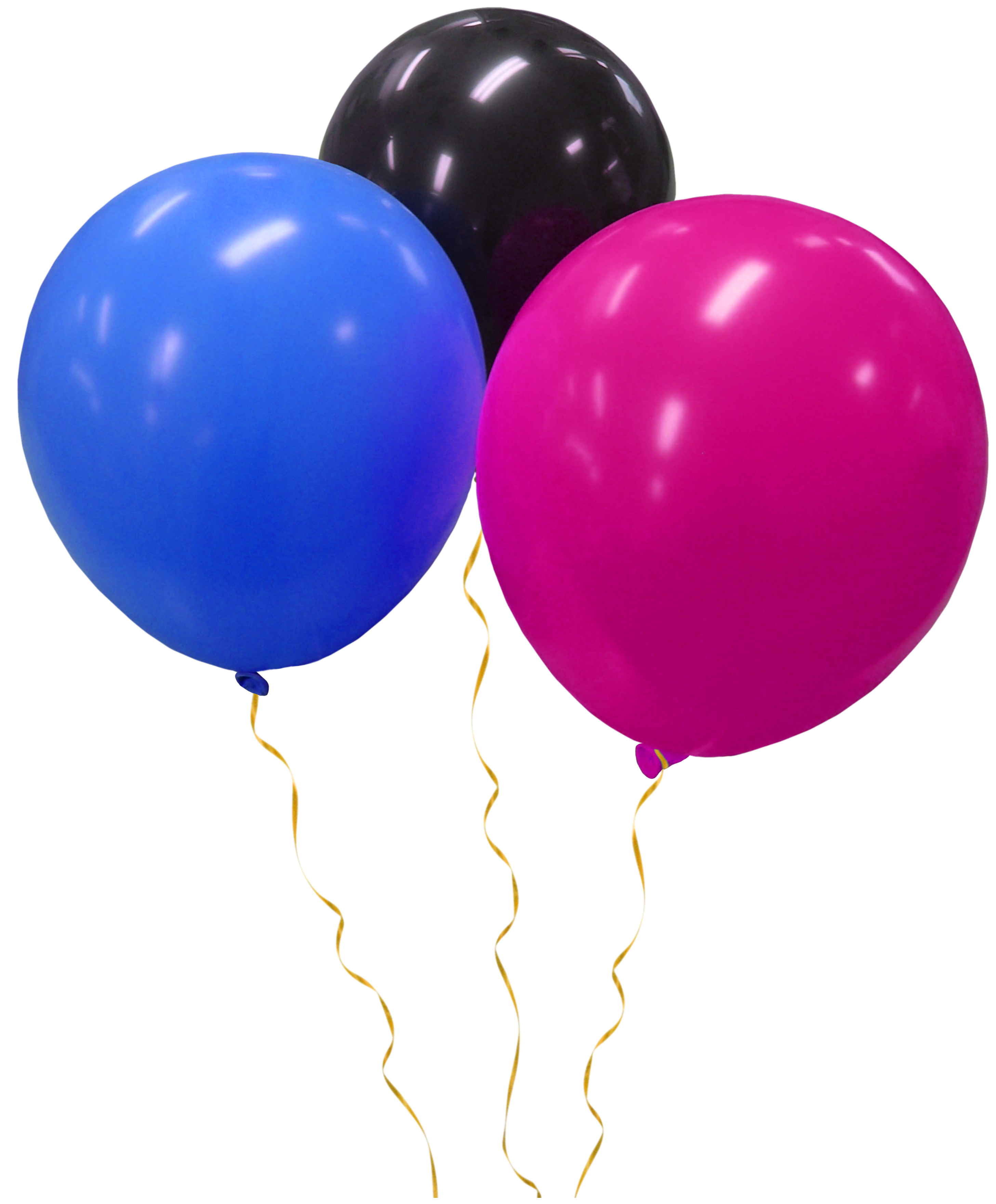 Transparent Three Balloons Clipart