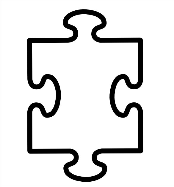 Puzzle Piece Template Free Download
