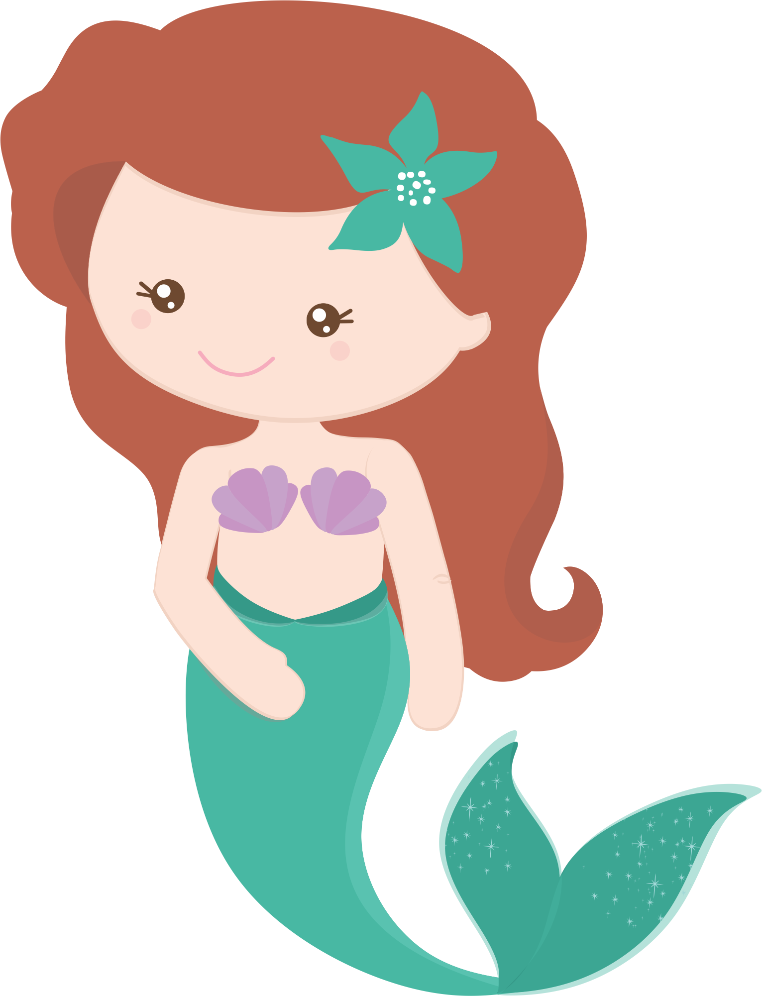 baby mermaid clipart - photo #1