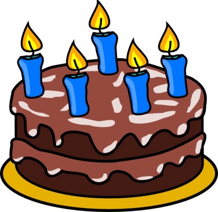 Happy Birthday Cake Clip Art - Tumundografico