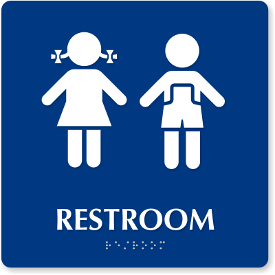 Toilet sign clip art