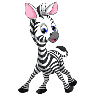 Baby zebra clip art clipart