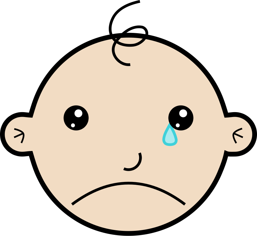crying baby clipart | Hostted