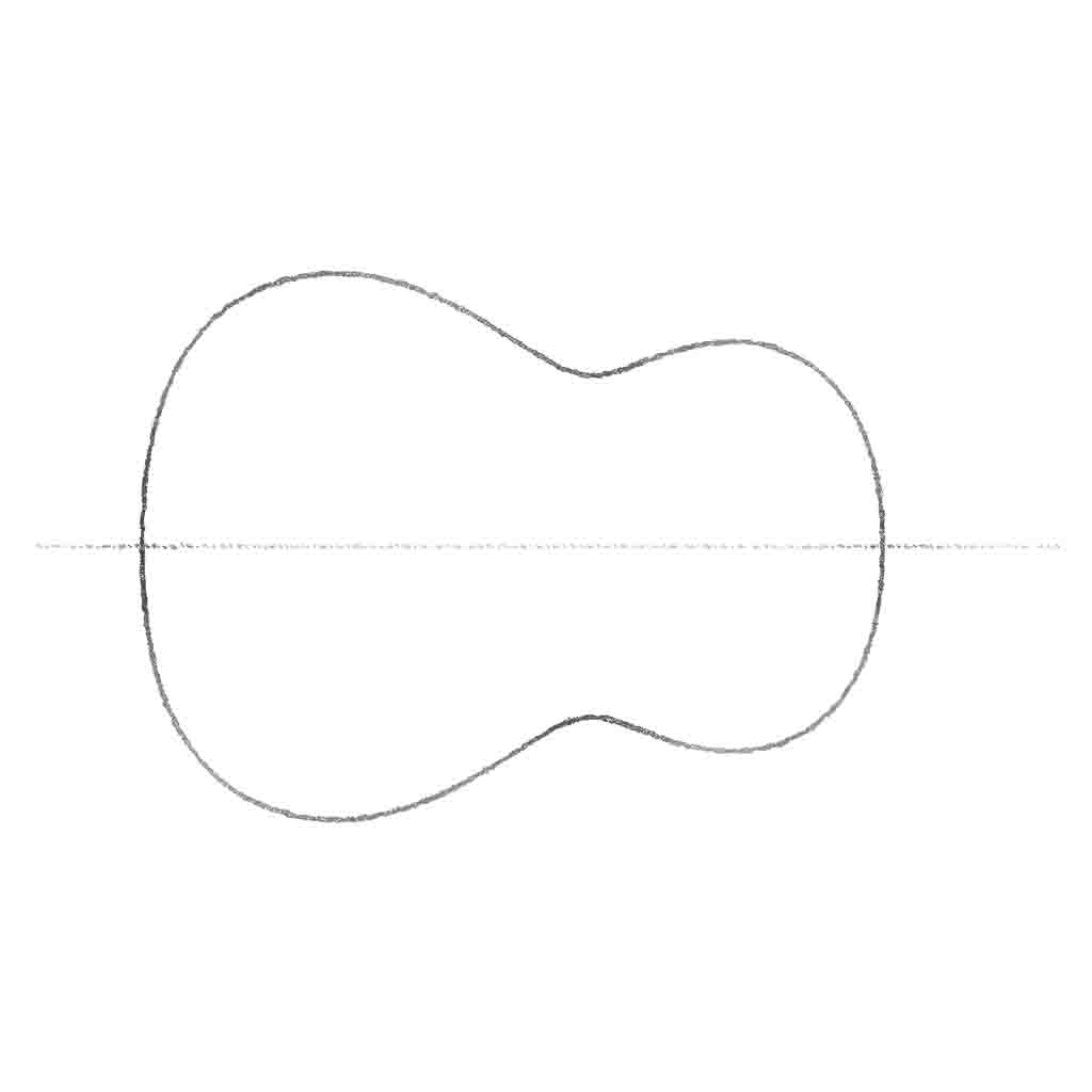 Guitar Outline Template - Free Clipart Images