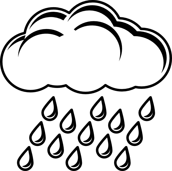 Rain Clouds Drawing - Free Clipart Images