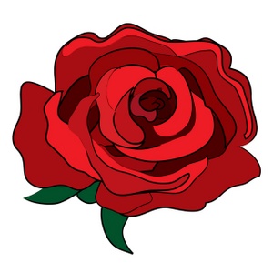 Red Rose Cartoon - ClipArt Best