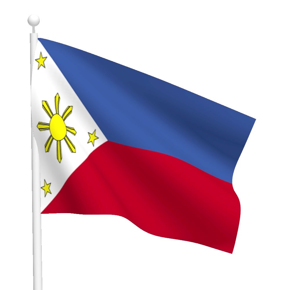 School With Philippine Flag Clipart