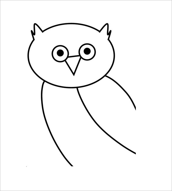 owl clip art outline - photo #20