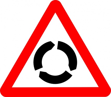 Clipart road signs iron