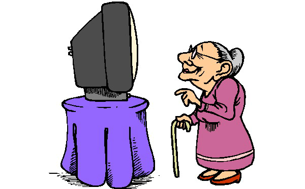Little old lady clipart