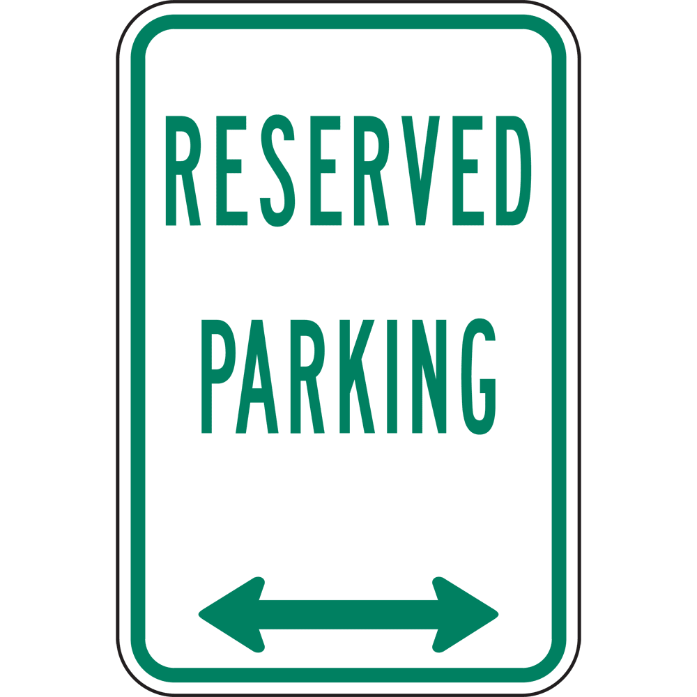 Reserved parking clip art