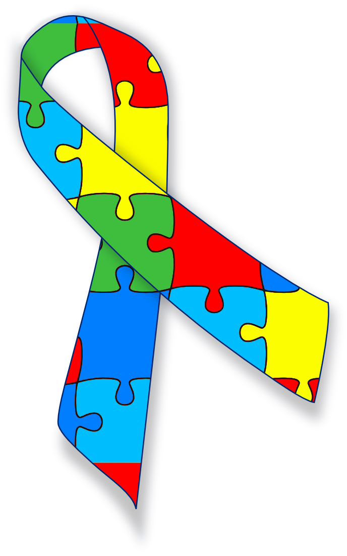 Autism ribbon clip art