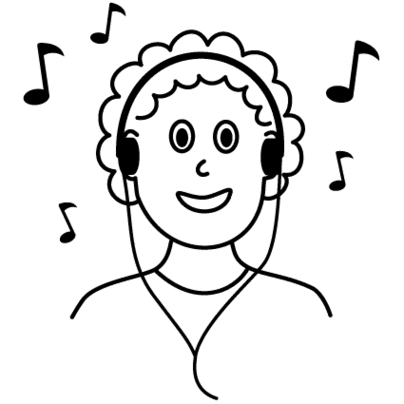 Listening To Music Pictures Clipart - Free to use Clip Art Resource