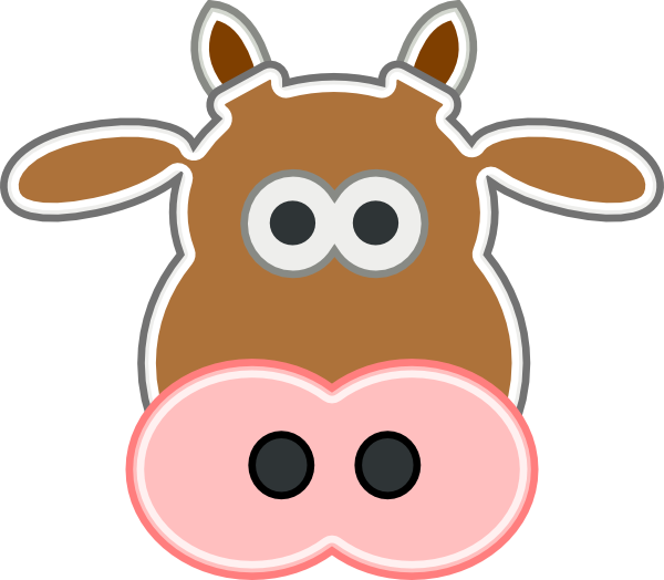 Clipart cow head
