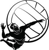 Beach Volleyball Clipart - Free Clipart Images
