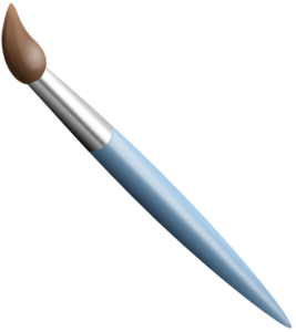 Blue Paint Brush Clip Art - ClipArt Best