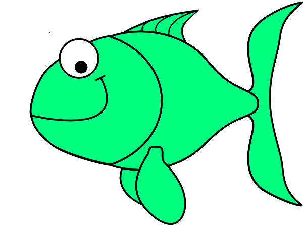 Green Cartoon Fish - ClipArt Best