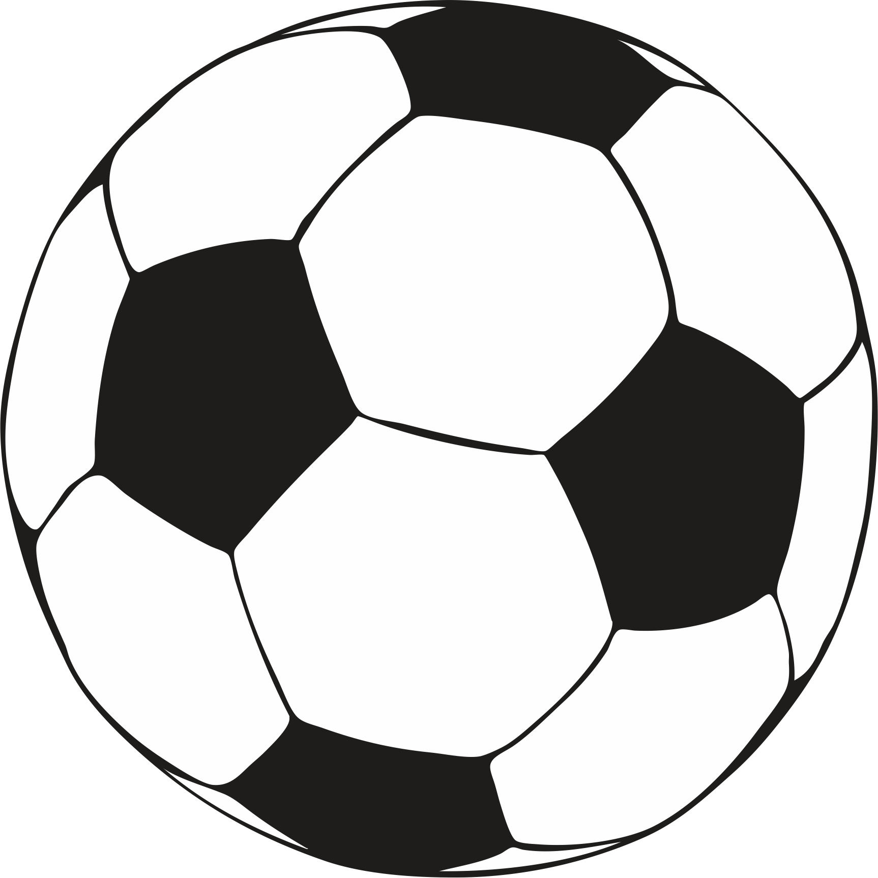 Soccer ball soccer clipart image football player kicking a 2 ...